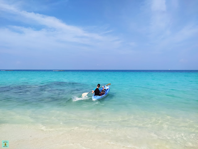 Kayak en Maldivas