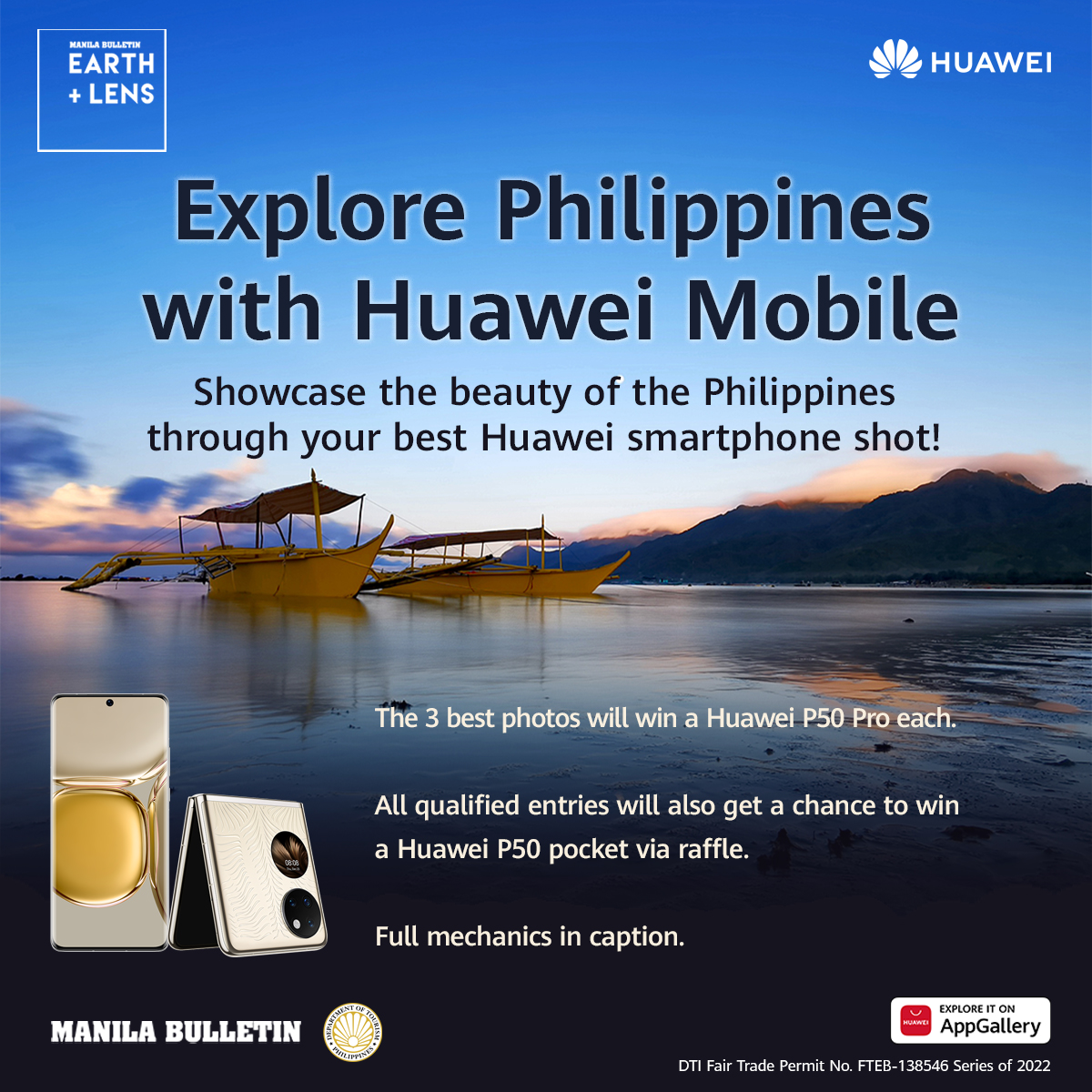 Patty Villegas - The Lifestyle Wanderer - Huawei Mobile - Manila Bulletin - Department of Tourism - Giveaway