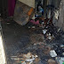 Um incêndio atingiu uma kitinete no Condomínio Mini Chácaras, em Sobradinho II