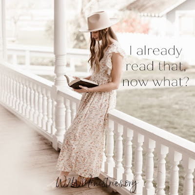 I already read that, now what? #Bible #Biblereading #GodsWord #readingtheBible