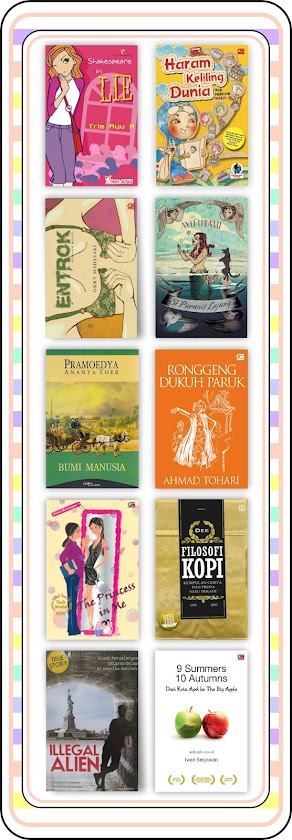 My Favorite Popular Indonesian Books/Novels