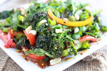 Thai Style Peanut Broccolini (Vegan!) Recipe