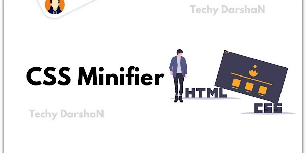  CSS Minifier Tool, CSS Compress Tool