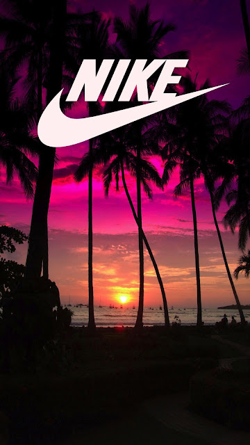 NIKE Tropical Sunset wallpaper for phone