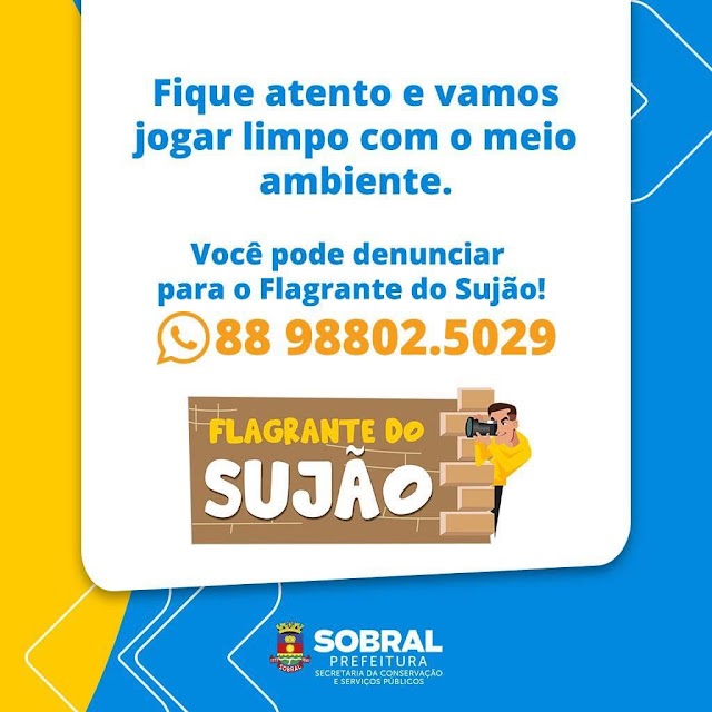 NÃO SUJE A CIDADE