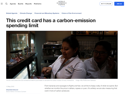 credit card,climate change,doconomy