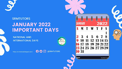 Important Days in January 2022