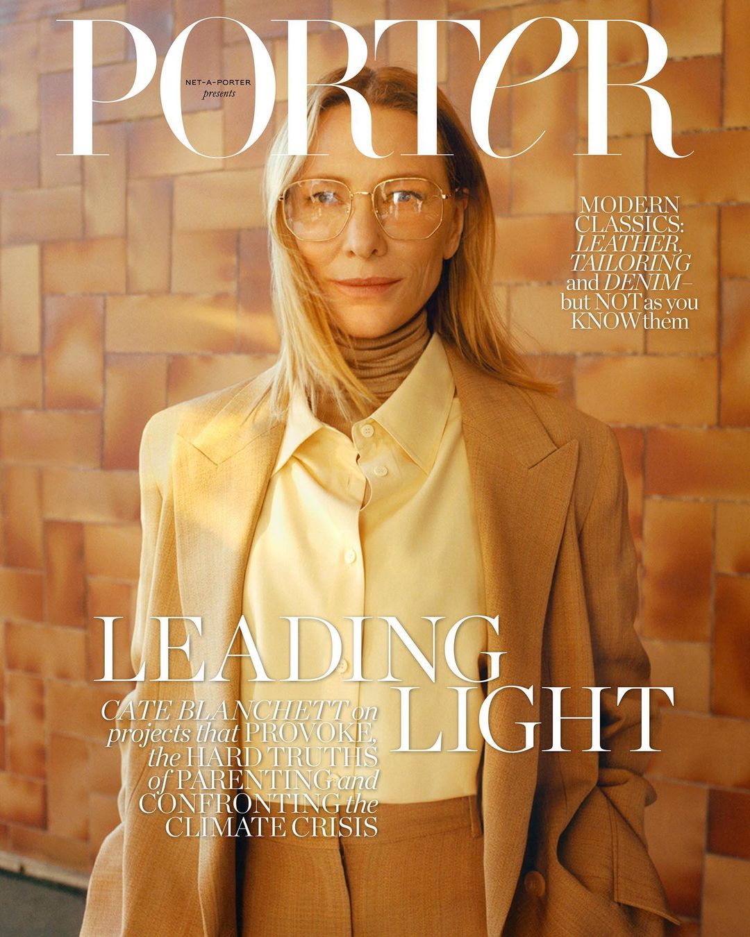 SMILE: Cate Blanchett in Porter Edit November 29th 2021 by Tom Craig