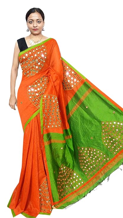 Handloom Cotton Silk Saree With Blouse Piece