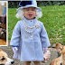 TODDLER RECEIVES LETTER FROM BUCKINGHAM PALACE AFTER A MINI ME QUEEN'S FANCY DRESS COSTUME