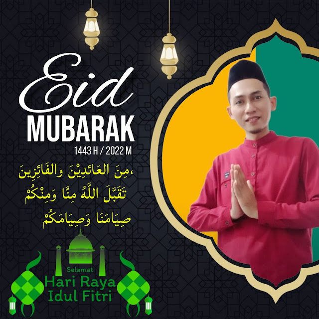 Twibon Selamat Hari Raya Idul Fitri 1443H / 2022 M