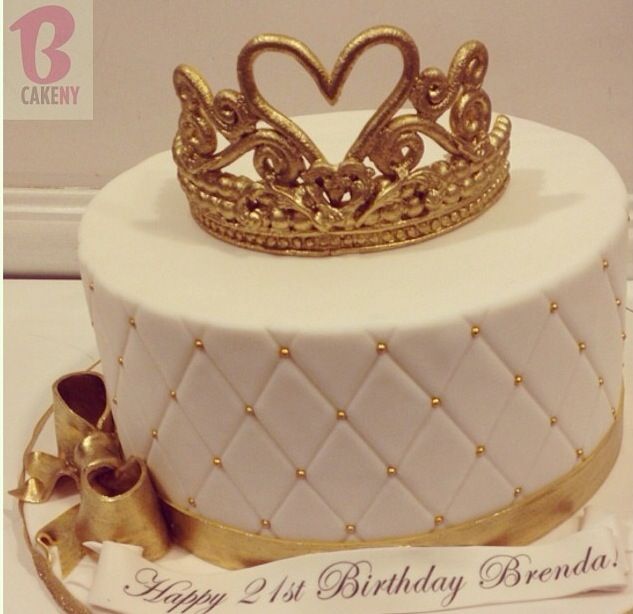 crown birthday cake