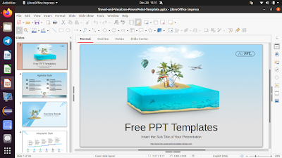 libre office presentation template