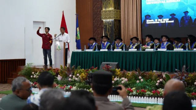 Hadir di Lustrum VIII FT Unand, Wagub Sumbar Tekankan Pentingnya Jiwa Entrepreneur bagi Mahasiswa Teknik