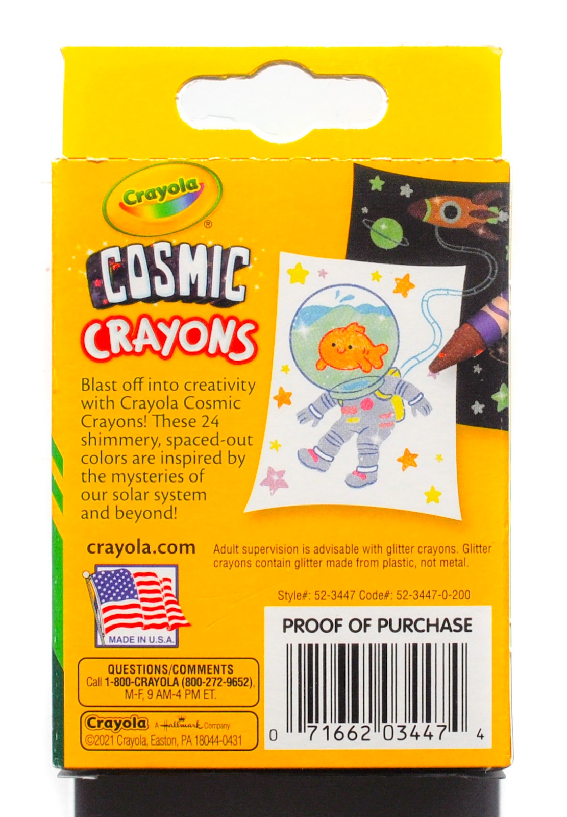 Crayola 24 Bold & Bright Construction Paper Crayons