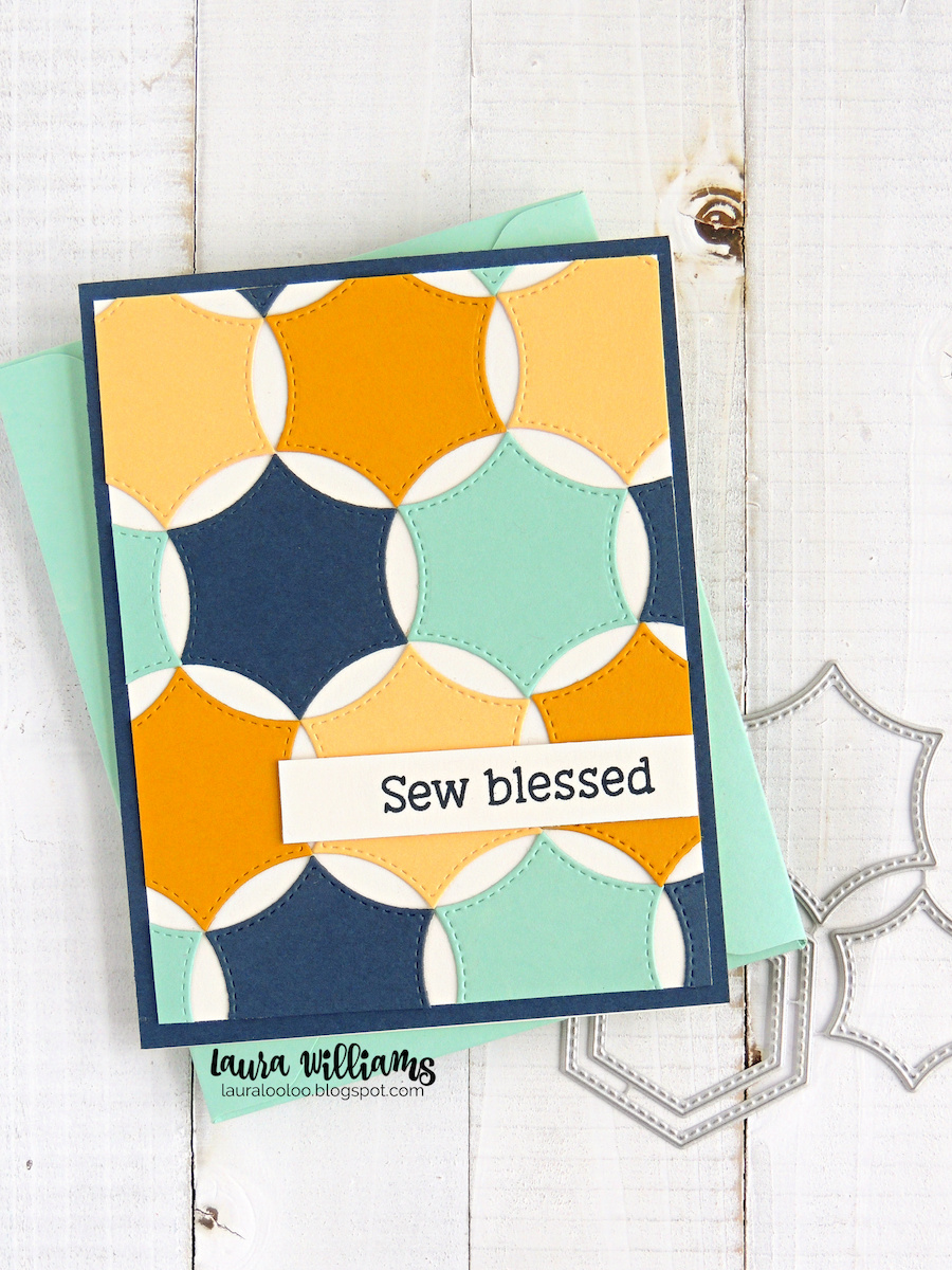 Sew blessed! Make a handmade card with a quilting or sewing theme, using the Hexagon Quilt Block dies and Sew Awesome Sayings clear stamp set from Impression Obsession. On my blog you'll find two ways to use these products to make unique and beautiful cards.