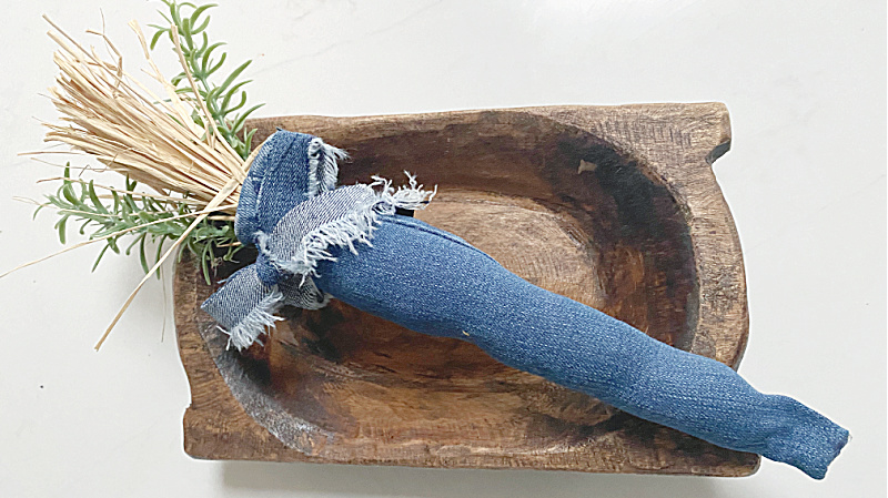 Recycled Blue Jean Carrots for Spring