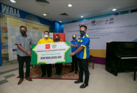 Ronald McDonald House Charities Malaysia, RMHC Malaysia Sumbang Bilik Terapi Sensori Khusus Untuk Kanak-kanak OKU, Bilik Terapi Sensori Ronald McDonald, Persatuan Kebajikan Ronald McDonald, mcdonald malaysia, sumbangan mc donald, rumh kebajikan mc donald di utara, rumah kebajikan mcdonald di perlis, bantuan untuk OKU di perlis