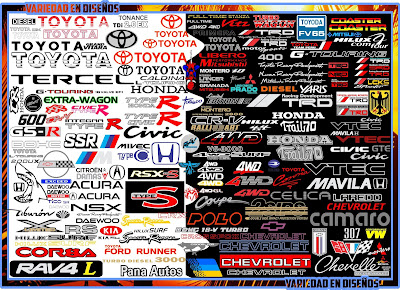 Marcas Y Logos de Audio Tuning Para Plotter de corte