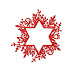 Frame Snowflakes Christmas embroidery