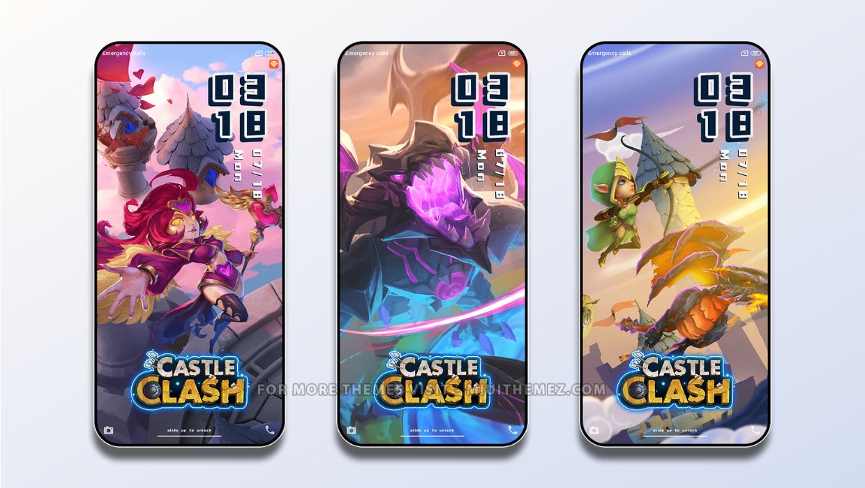 Castle Clash Game MIUI Theme