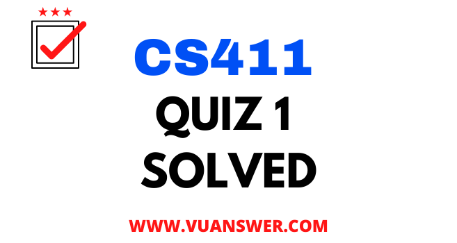 CS411 Visual Programming no 1 Solved Answer