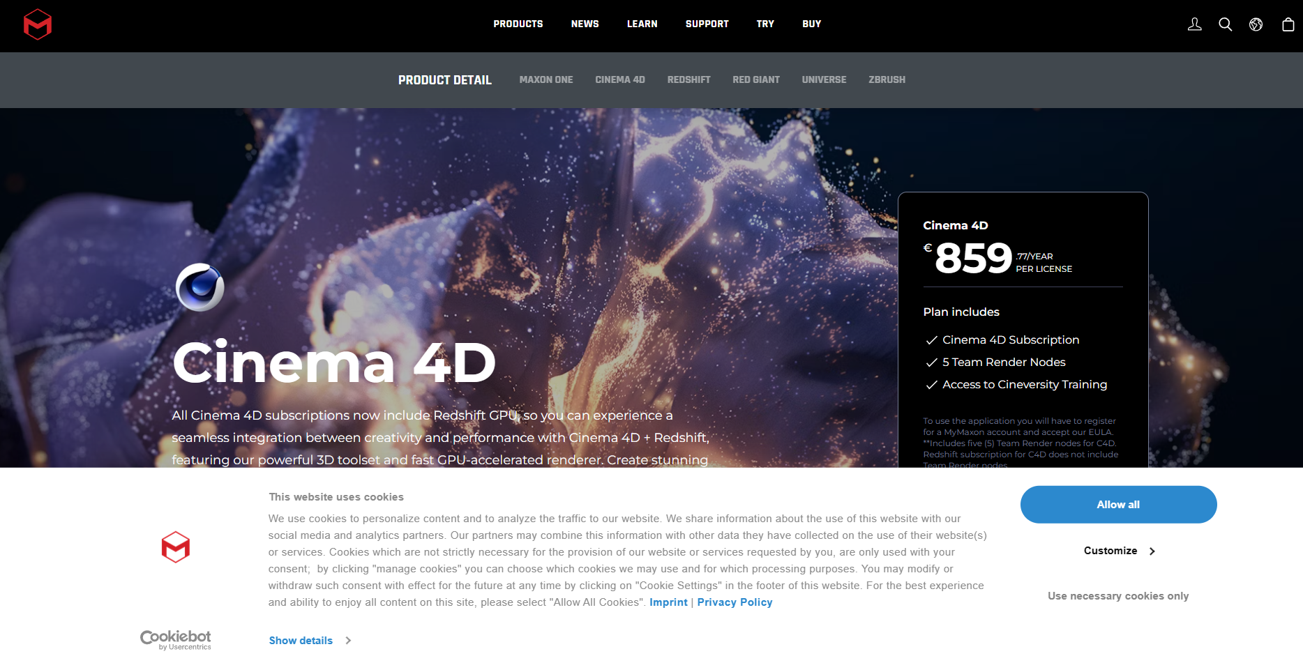 Cinema 4D - Software Desain 3D buat Motion Graphics dan Animasi