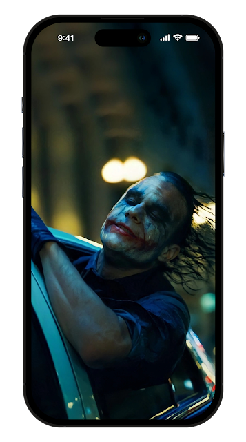 Joker Heath Ledger Wallpaper for Phone - Dark and Captivating