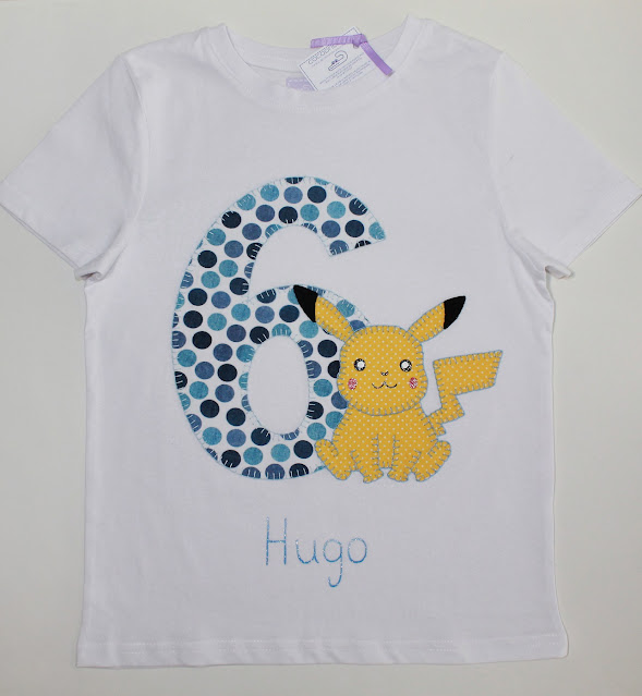 camiseta de cumpleaños Pikachu Pokemon