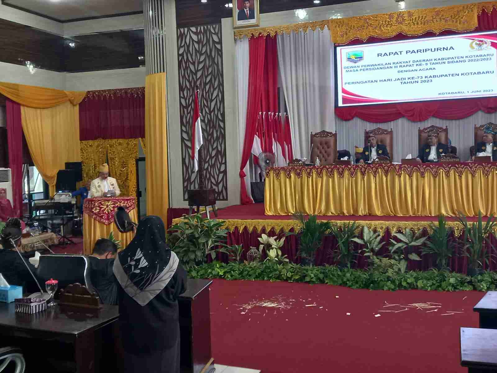 DPRD Paripurnakan Peringatan Hari Jadi Kabupaten Kotabaru