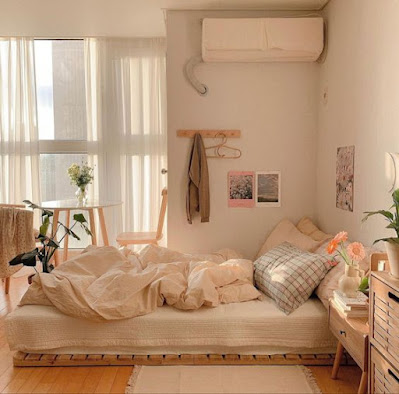 kamar tidur korea aesthetic