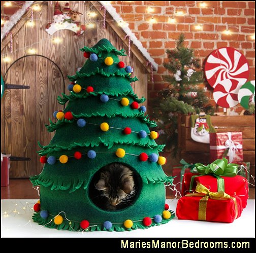 cat Christmas tree cat furniture cat bed christmas decorations pet gifts for pets