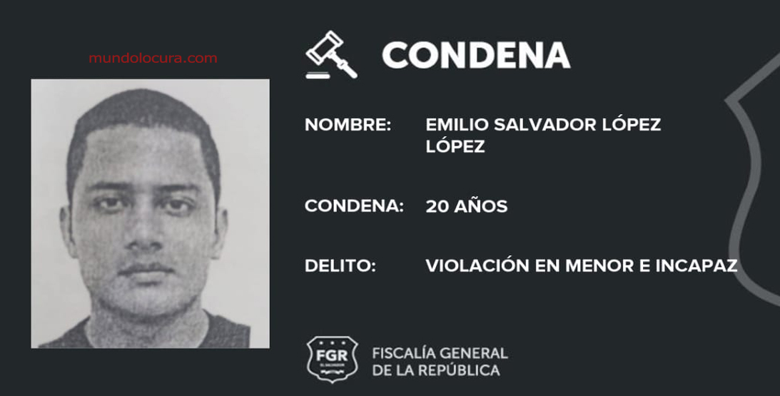 El Salvador: FGR logra sentencia de 20 años de cárcel para violador