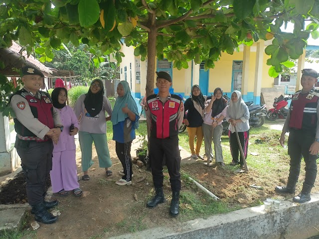 Sambang dan Cooling System Sat Samapta Polres Batu Bara Ajak Jaga Kamtibmas