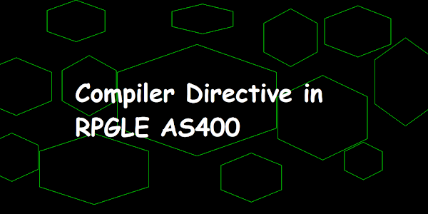 Compiler Directive in RPGLE AS400