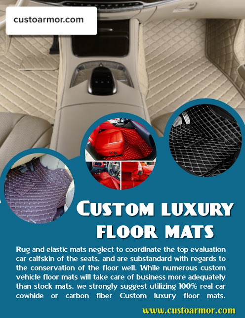 Custom luxury floor mats