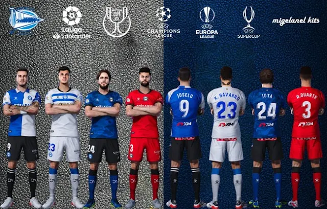 Deportivo Alavés 2021-2022 Kitpack For eFootball PES 2021