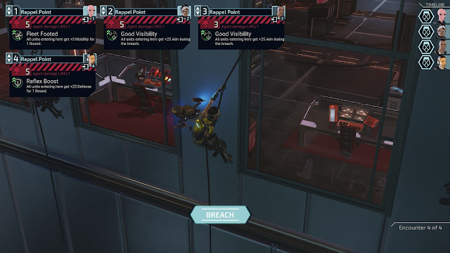 Screenshot of Breach Mode in XCOM: Chimera Squad