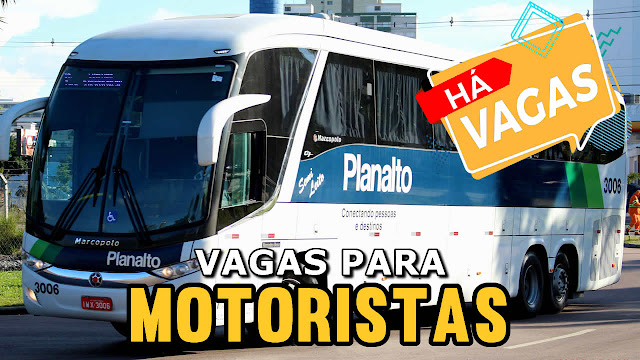 vaga para motorista rodoviário