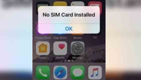 أسباب عدم التعرف على بطاقة SIM على iPhone