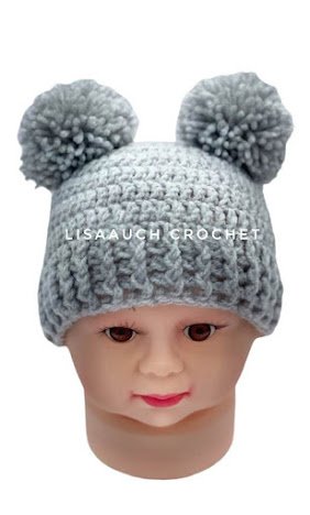 crochet baby hat pattern free newborn baby hat pattern with pom poms