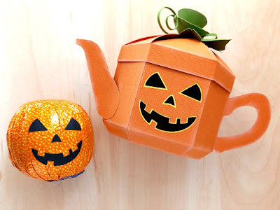 Pumpkin Teapot Box by Esselle Crafts