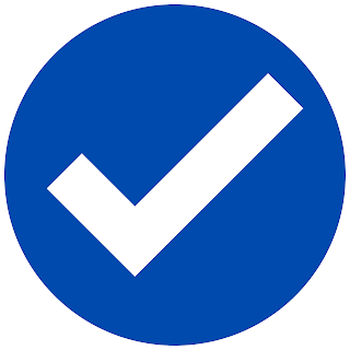 Blue Check mark Icons