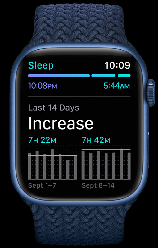 Apple Watch Series 7 sleep monitor