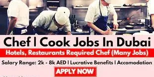 Cook Job Recruitment Dubai - August 2021 | SEPCOIII Company Direct Recruitment