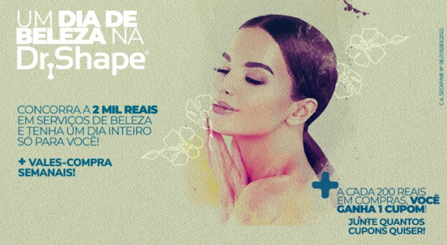 Cadastrar na Promoção Um Dia de Beleza Dr Shape