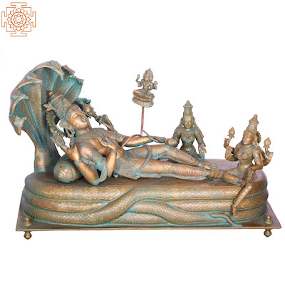 Shri Padmanabha Swamy-Vishnu Panchaloha Bronze