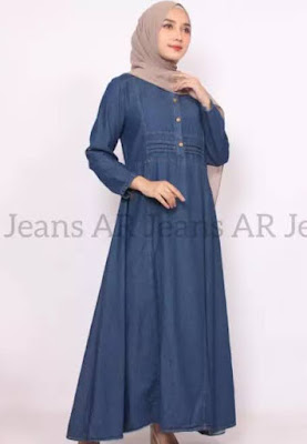 Model gamis remaja terbaru simple