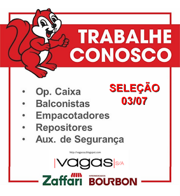 Zaffari faz seleção para vagas em duas filiais em Porto Alegre na próxima segunda-feira