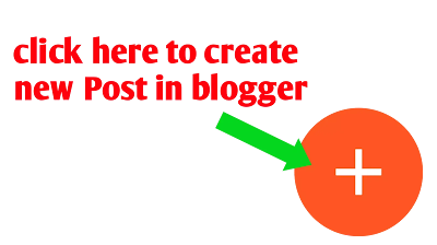 Create new post button